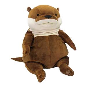 [Direct Mail from Japan] SHINADA Cute Soft Minase Plush Doll Brown L Birthday Gift Toy