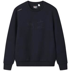 
FILA official men's pullover sweatshirt 2026 spring new fashion casual simple knitted long-sleeved top