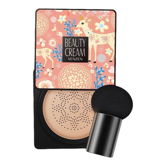 
Venzen mushroom air cushion genuine long-lasting concealer without makeup venzen mushroom head liquid foundation bb cream official
