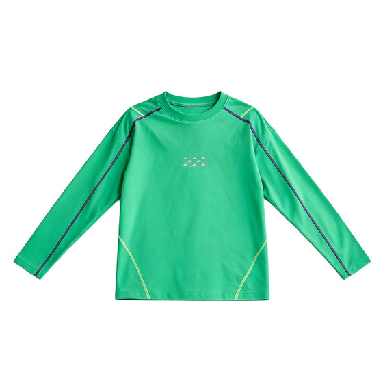 
[Rice paper quick-drying] Gulu Diary children's clothing children's round neck T-shirt 26 spring versatile long-sleeved breathable style for boys and girls