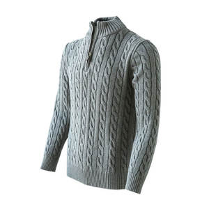 
Old money style, lazy hemp pattern, half-zip turtleneck, men's and women's sweater tops, autumn and winter base layers with sweaters