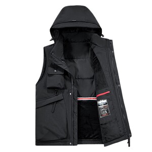 
Jeep Workwear Vest Men's Winter 2025 New Loose Multi-Pocket Vest and Velvet Vest Outdoor Fishing Vest