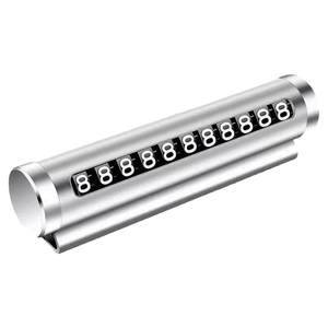Temporary parking mobile phone phone number license plate ornament, car movement, license plate, high -end creative number retention device