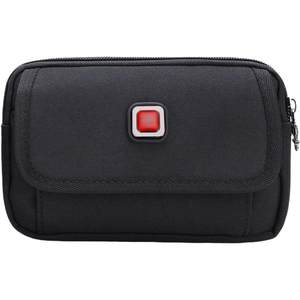 Swiss men's mobile phone waist bag multi -function messenger bag Men's small bag Old man wears belt pockets, crossbar coordinates waterproof