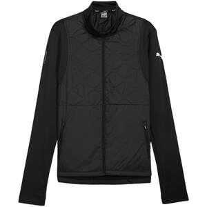 Slim fitted cotton running jacket men's reflective splicing sports top 524613 Puma puma official ole