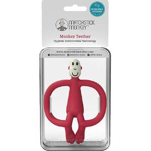 
British MatchstickMonkey match monkey teether with tail baby molar stick oral period toy anti-eating hand