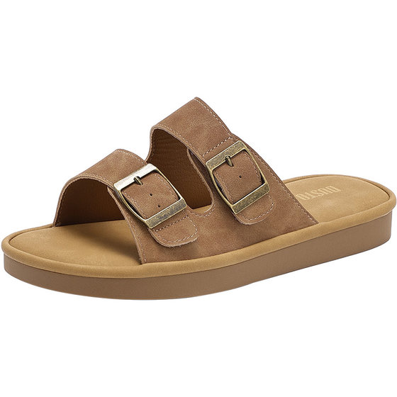 
Dadong Birkenstock Shoes 2026 Summer New Style Fashionable Comfortable Flat Low Heels Versatile Simple Casual Beach Sandals and Slippers