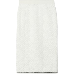 
[End of season gift] TORY BURCH LOGO lace skirt 171103