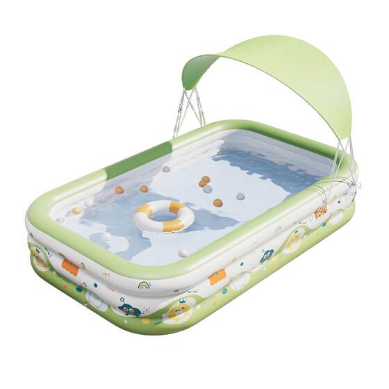 Elastic swimming pool Children's family thickened baby baby large inflatable pool Children family adult drama pool