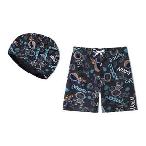 Children's swimming trunks boys summer medium and large boys hot spring swimsuit 2025 new baby quick-drying swimming set
