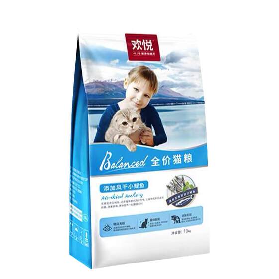 
Joyful full-price cat food 10kg salmon adult cat and kitten nutritional general British shorthair main food 8.5kg