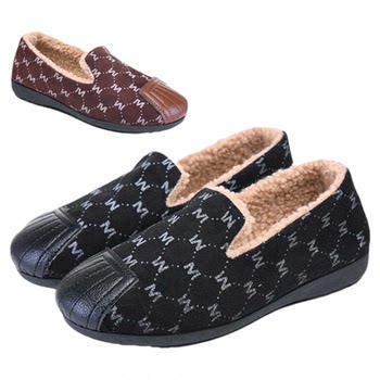 Spring and autumn soft Doudou middle-aged and elderly mothers' shoes to keep warm