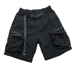 
Japanese functional style! Summer men's fashionable multi-pocket work shorts outdoor loose version straight-leg five-point pants trendy