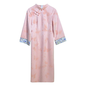 
Meet the Plus Size New Chinese Suede Everyday Cheongsam