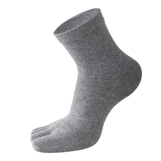 
Hengyuanxiang five-finger socks men's autumn and winter thickened pure cotton anti-odor short tube men's socks medium tube summer thin socks men