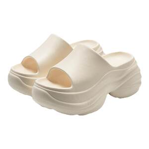 
Thick soles to increase the feeling of stepping on shit, women's summer 2026 new anti-slip outer wear beach high-heeled sandals and deodorant slippers