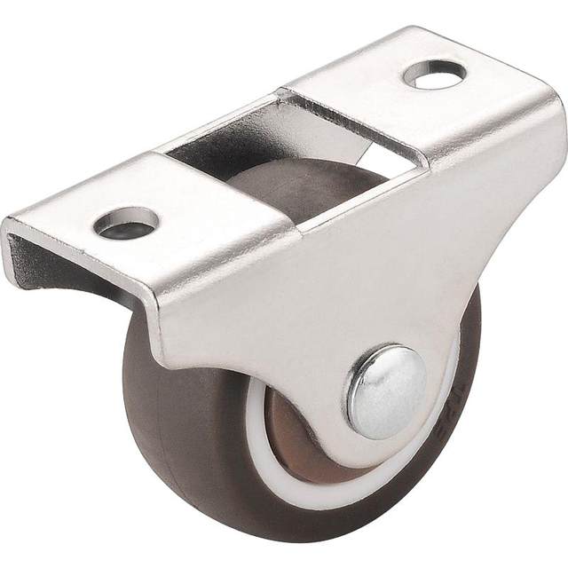 Straight wheel directional caster bearing silent wheel rubber wheel tatami drawer 1 inch pulley 1.5 inch floor wheel roller