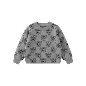 Paw Paw Team Boys Sweater Children's Autumn Pullover Sweater Knitted Sweater Baby 2026 New Autumn Clothing Handsome Sweater