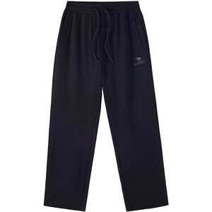 
Camel Men's Sports Pants Men's Spring 2026 Knitted Sweatpants Black Versatile Loose Casual Long Pants