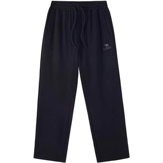 
Camel Men's Sports Pants Men's Spring 2026 Knitted Sweatpants Black Versatile Loose Casual Long Pants
