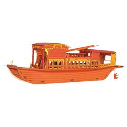 71 Wooden Craft Boat Simulation Model Wooden 3d Three-dimensional Puzzle Toy Children's Wooden Educational Assembly Gift