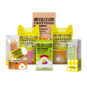 Crazy Puppy Snacks Model Mogee Small puppies frozen dried pet Teddy canned dog food bibimbap gift package