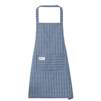 Pure cotton plaid catering apron