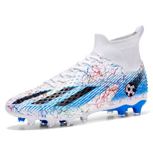 
2025 new four-season football shoes for men, adults, children, boys, girls and students AG long nails TF broken nails anti-slip training shoes