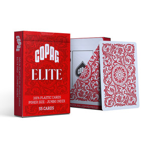 COPAG Professional Texas Hold'em WSOP Competition WPT Elite Series PVC Plastic Waterproof Folding resistant Large Character Frame