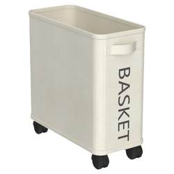 Movable yoga mat storage basket clip storage rack