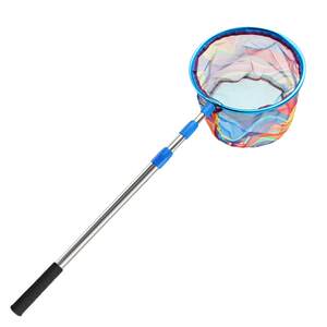 Fishing net for children, fishing net for children, fishing net for strong and super hard fishing net bag for children's outdoor small fish, shrimp, catching butterflies