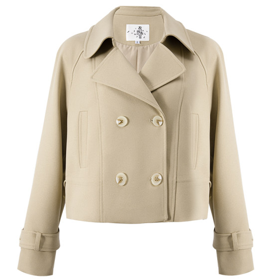 
Yisha Bufei 2025 new autumn clothing retro temperament slim short windbreaker casual style short Yunsang