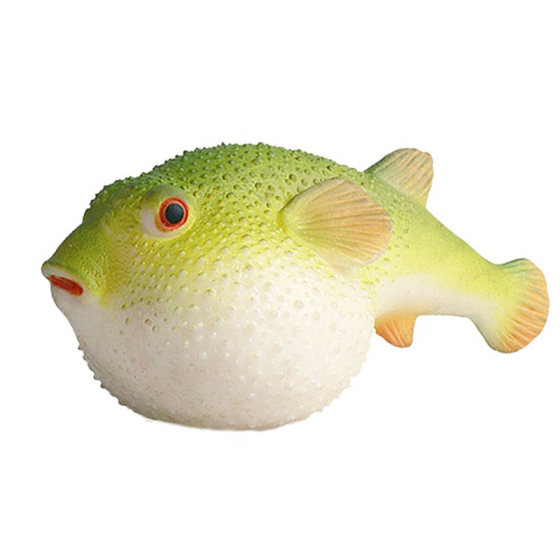 Children's Toys Simulation Marine Animal Model Puffer Puffers Octopus Squid Eight -Claw Crab Lizard Soft Plazons Pinle