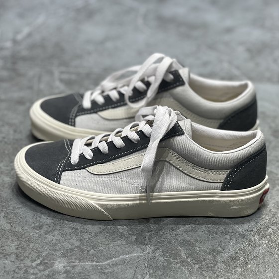 VANS Style36男女白灰色拼接舒适低帮休闲运动滑板鞋VN0A3DZ32BR