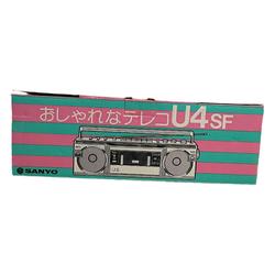 1983 Sanyo U4sf Single Card Portable Tape Recorder Ceramic Recorder