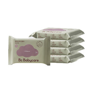 
babycare baby wet wipes for larger and thickened hands and mouth special baby children's purple cover wipes 10-pull portable