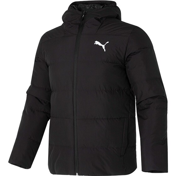 
PUMA Puma sports suit men's winter hooded down jacket knitted plus fleece trousers warm men's two-piece set