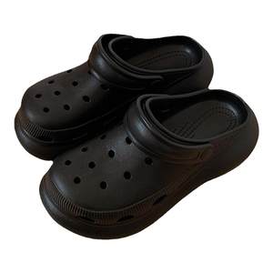 
Thin strips Korean version of ins trendy fashion heightening clogs for women summer casual non-slip arch versatile beach sandals