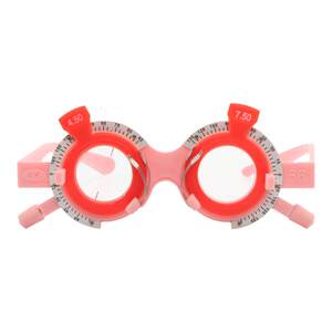 Optical test wearing a shelf lens inserting a mirror frame fixed pupil distance color gray optional optometry glasses glasses equipment
