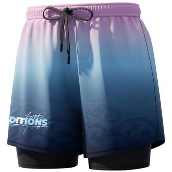 Yuke men's swimming trunks double layer quick drying to prevent embarrassment