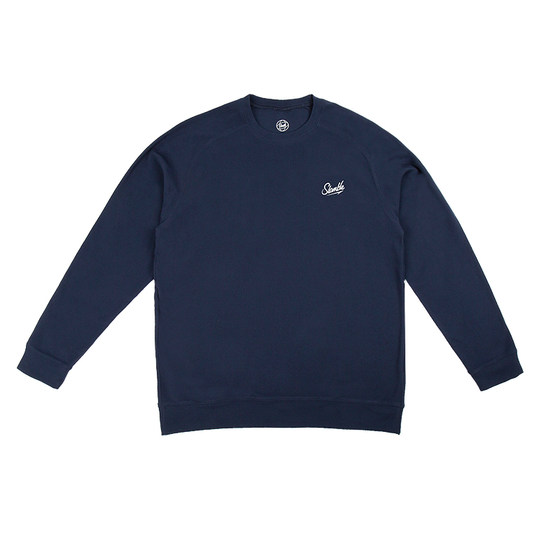 SLAMBLE autumn and winter new moral solid color sports long -sleeved T -shirt men's warm round collar versatile bottom shirt
