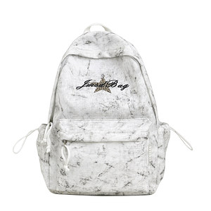 
Schoolbags, female high school students ins, good-looking junior high school boys, American high street style niche backpacks, men's shoulder bags, backpacks