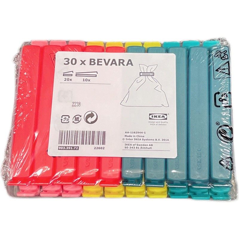 Clips de Sellado Ikea Bevara Almacenamiento de Alimentos