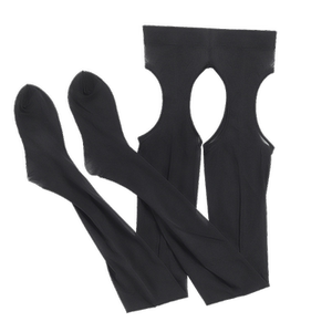 
SK Rococo stockings for women with anti-hook silk thin summer suspender integrated black silk four-sided hollow sexy pantyhose