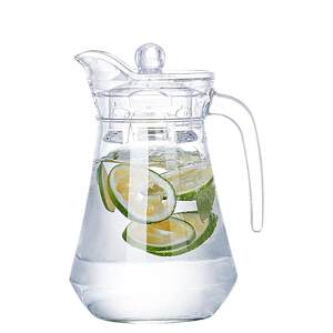 Heat -resistant glass Cold kettle Large -capacity bubble teapot Furnishing High temperature resistant cool white boiled water cup duck baked pot juice pot