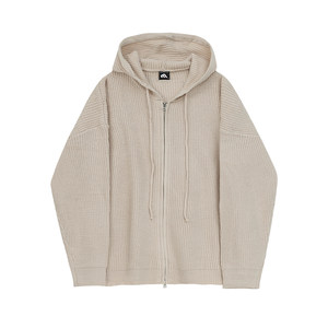 
MRCYC lazy style hooded sweater jacket for men in autumn and winter commuting Korean loose high-end sweater