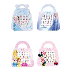 
Disney Children's Nail Stickers Princess Nail Art Stickers Frozen Tattoo Girl Stickers Elsa Stickers