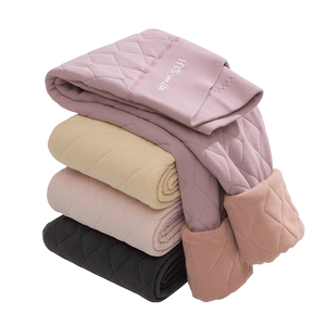 Wool warm pants women wear autumn and winter plus velvet thick cotton pants northeast extra thick autumn pants large size thread pants leggings