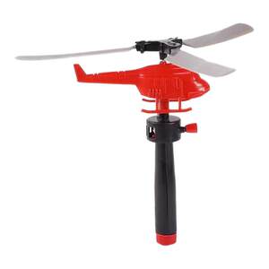 
Handle cable powered helicopter handheld outdoor parent-child toy kindergarten prize 61 Children's Day gift