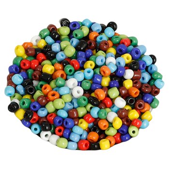 Solid color 2 3 4MM ceramic rice beads natural color woven bracelet necklace ring hairpin DIY handmade bead material
